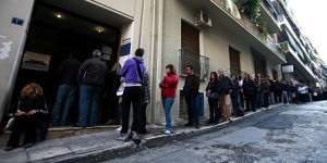 Arbeitslose in Griechenland